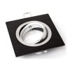 Podhledové bodové svítidlo čtverec 71018 ALU černá VÝKLOPNÉ