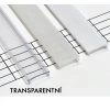 Transparentní difuzor KLIK pro profily A, B, C, 1m