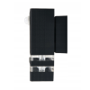 LED venkovní svítidlo INEZ černé PIR - 1 x GU10 - 230V