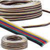 6-žilový kabel pro RGBW + CCT led pásky - 1m