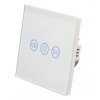 Skleněný dotykový vypínač pro rolety WIFI - bílý