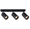 Stropní bodové svítidlo LED VIKI-L 3x GU10 černé
