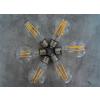 LED žárovka  - E27 - G45 - 4W - 340Lm - filament - teplá bílá