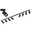 Kolejnicová lampa GU10 VIKI-L 8 - černá