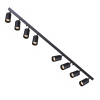 Kolejnicová lampa GU10 VIKI-L 8 - černá