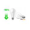 LED žárovka - E27 - A80 - 20W - 1800Lm - teplá bílá