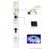 33624 6 led pasek rgb digitalni ip67 5m duhovy efekt