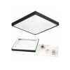 6714 3 led plafond 2xe27 ip20 lari s black