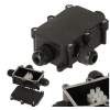 Hermetický box s vývodkami 3x IP68