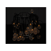 LED solární řetěz - 30x LED žárovka koule - 5m
