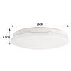 LED stropní svítidlo 12W IP44 neutrální bílá