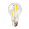 LED žárovka filament E27 - 8W - teplá bílá
