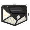 LED solární lampa s pohybovým senzorem TANGER 4W