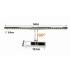 39133 7 led svitidlo koupelnove 50cm 7w studena bila