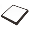 Přisazený LED panel 12W černý - neutrální bílá