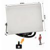 LED reflektor 30W 2v1 - studená bílá