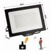 LED reflektor 150W 2v1 - studená bílá