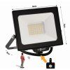 LED reflektor 30W 2v1 - neutrální bílá