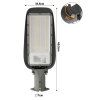 LED pouliční lampa 100W IP65 studená bílá