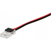 Konektor pro LED pásky COB MONO - 8mm - pásek-napájení
