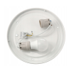 Kulaté LED stropní svítidlo - 2xE27 - bílé