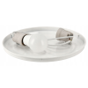 Kulaté LED stropní svítidlo - 2xE27 - bílé