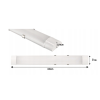 LED panel - 18W - 60cm - 1800Lm - teplá bílá