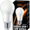 LED žárovka - E27 - 10W - 800Lm - teplá bílá