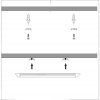 43831 2 43831 2 led panel cerny 18w 60cm studena bila