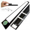 43831 43831 led panel cerny 18w 60cm studena bila