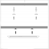 23032 2 43837 2 43837 2 led panel 8w 30cm cerna studena bila