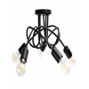 LOFT 5x E27 zavinovací závěsná lampa