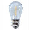 43972 led zarovka e27 s14 0 3w 2700k 3v tepla bila