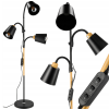 Stojací lampa černá 3xE27