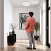 Stropní LED panel, přisazený, 2x E27, kulatý, s CLIO senzorem pohybu a soumraku