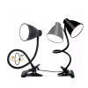 Andora LED stolní lampa s klipem 1xE27 černá