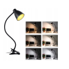 Andora LED stolní lampa s klipem 1xE27 černá
