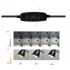 Andora LED stolní lampa s klipem 1xE27 černá