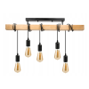 LED závěsné stropní svítidlo 5x E27 Loft