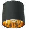 Závěsné stropní svítidlo LED dřevěný trámový 2xE27 Lustr Loft Lampshade Gold