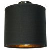 Závěsné stropní svítidlo LED dřevěný trámový 2xE27 Lustr Loft Lampshade Gold