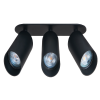 LED svítidlo 3xGU10 bodové - černé
