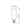 LED žárovka Corepro Philips Premium E14 - 5W - 470 Lm - teplá bílá