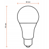LED žárovka - E27 - 15W - 1500Lm - neutrální bílá