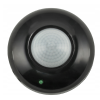 LED PIR pohybový senzor 360° nastavitelný - černý