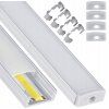48772 48772 led eloxovany hlinikovy profil povrchovy 2m sada