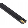 48784 1 led hlinikovy profil 2m cerny prisazeny sada