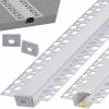 48829 led hlinikovy profil zapusteny 1m sada
