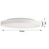 LED přisazené stropní svítidlo MIA 18W 4000K