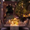 LED venkovní girlanda 15m - 15xLED Atmospheric Fire FLAME